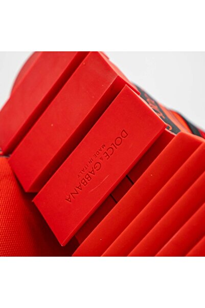 Dolce&Gabbana SNEAKERS DAMĂ - RED TEXTILE