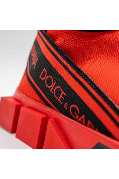 Dolce&Gabbana SNEAKERS DAMĂ - RED TEXTILE