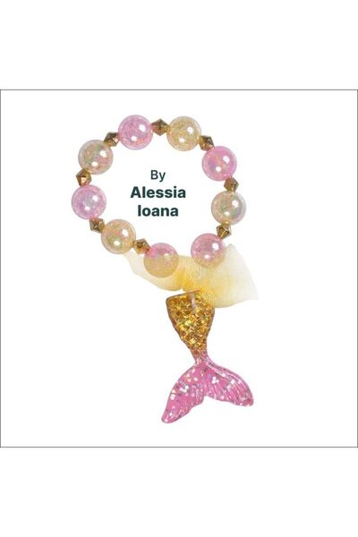 THK Bijuterii pentru copii Pandora Brățară Sirenă, Zână, Regină, Perlă, Roz