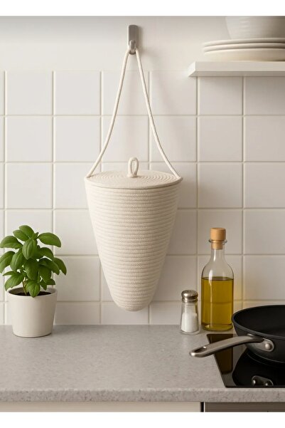 Home Poşetlik, hasır poşetlik, dekoratif poşet düzenleyici (30*20cm )