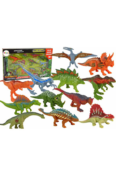 LeanToys Dinosaur figurines, 12 pieces