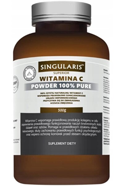 Other SINGULARIS Vitamin C Powder 100% Pure powder IMMUNITY 500 g