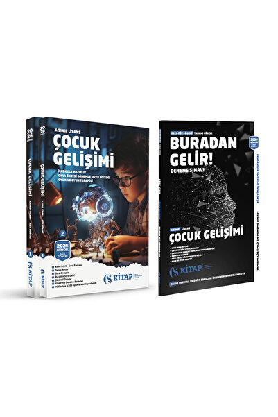 CS KİTAP (Özel Set) Çocuk Gelişimi 4. Sınıf Güz 1. 2. Kitap ve Deneme