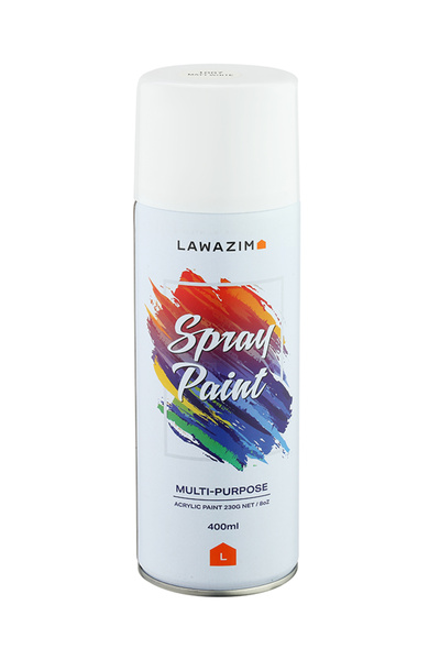 Lawazim Spray Paint - Multi Surface 400ml Quick-Drying Paint for Indoor and Outdoor Use
