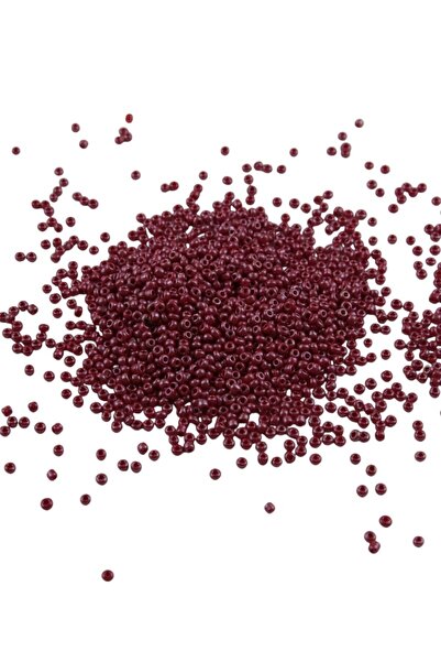 Serhat Aksesuar ve El İşçilik 08 خرز جانجان أحمر لامع 3 مم (100 جرام 6000 قطعة)