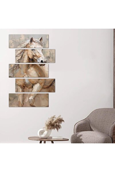 Generic Horse Wall Art - 24156 - Divided into five graduated pieces - 2