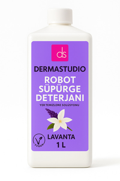 DERMASTUDİO Robot Süpürge Deterjanı Lavanta 1 L – Yer Temizleme Solüsyonu