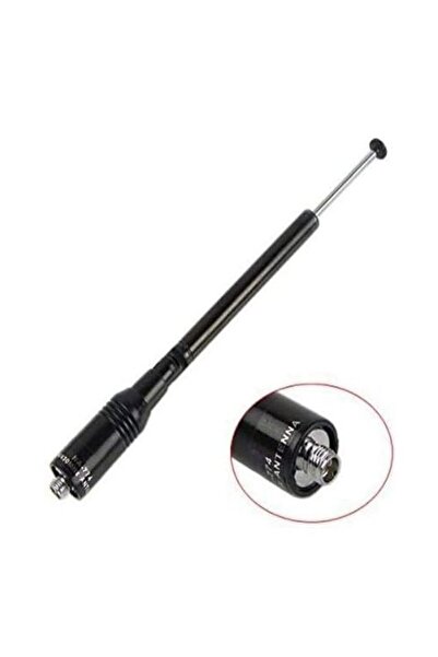 THK ® NA-774 SMA-F Telescopic Antenna, Female Dual Band VHF/UHF for Radio Stations Quansheng, Kenwood