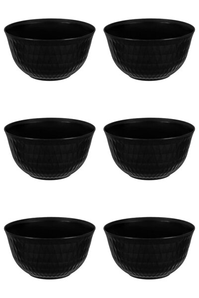 Vervo.ro pentru minți curioase Bowl set, 6 pieces, 4.5 l, Plastic, Black