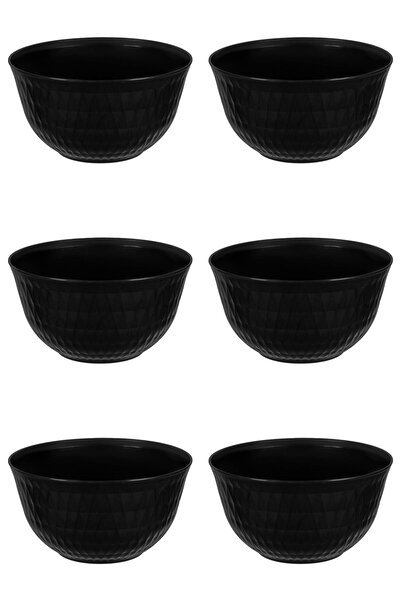 Vervo.ro pentru minți curioase Bowl set, 6 pieces, 4.5 l, Plastic, Black