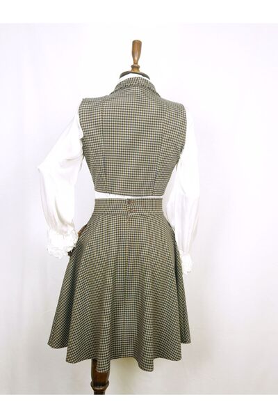 Sihirli Düğmeler Skirt Vest Set