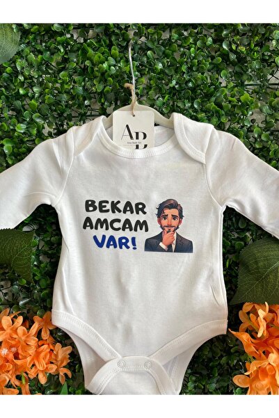 ARASBASKIEVİ بدلة أطفال بيضاء من القطن العضوي 100٪ مع أزرار كبس
