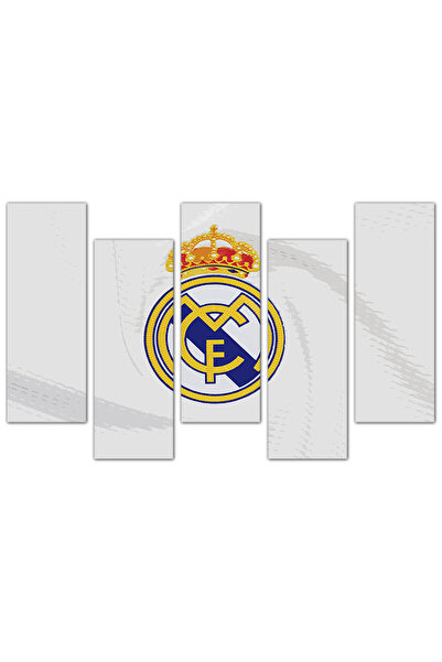 Generic Wall panel - Real Madrid - 1564 - divided into five graduated pieces - 2