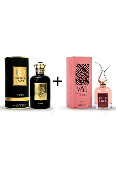 Riiffs Imperial Noir For Men Eau De Parfum 100ML + Rose De Soleil Eau De Parf...