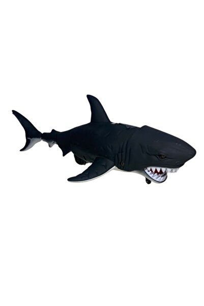 THK Jucărie Marele Rechin Alb cu Telecomandă, se mișcă înainte, înapoi, stâng...