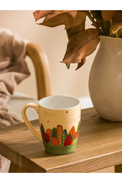 LC Waikiki Lcw Home Mixed Printed Porcelain Mug 350 ml
