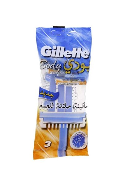 Gillette 3-Piece Body Disposable Razor Set Blue/White