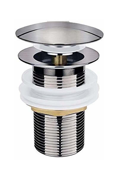 First pro Basin Sink Waste Unslotted Modern Pop Up Click Clack Nickel Plated Sprung Plug