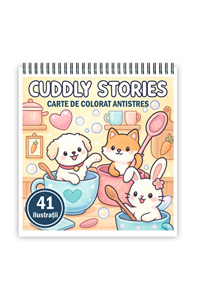 Legendary Gifts Carte de colorat, 41 de ilustrații Povești de Drăgălaș, 88 de pagini, A3 Format: A3