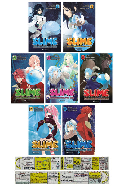 Akıl Çelen Kitaplar Slime Olarak Reenkarne Olduğum Zaman 1-2-3-4-5-6-7. Ciltl...