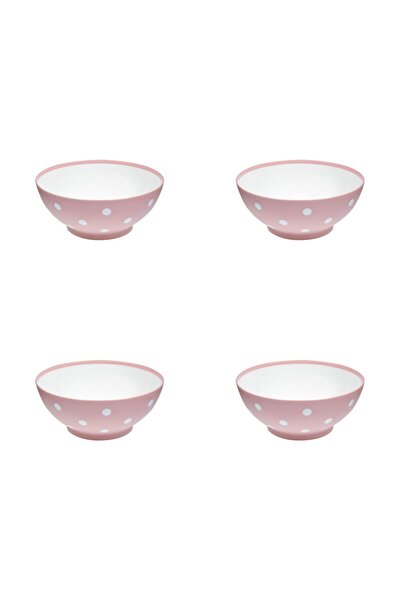 Vervo.ro pentru minți curioase Set of Bowls, 4 pieces, 350 ml, Plastic, Pink