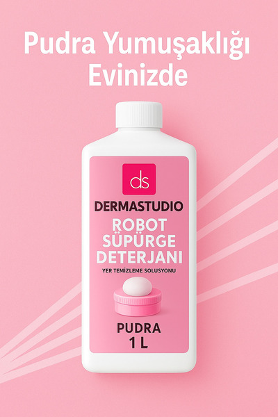DERMASTUDİO Robot Süpürge Deterjanı Pudra 1 L – Yer Temizleme Solüsyonu