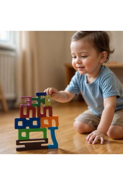 Muhcu Home مجموعة ألعاب مونتيسوري التعليمية الملونة للأطفال - مجموعة الجمع وا...