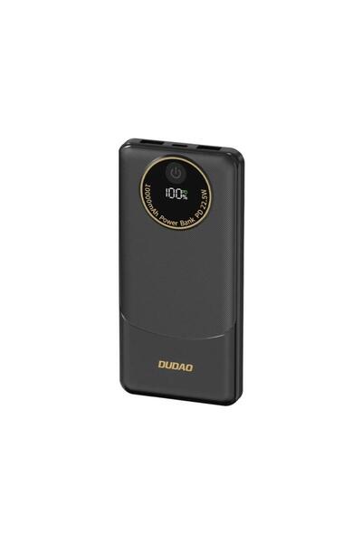 DUDAO Baterie Externa K12 10000mAh 22.5W QC + PD 1 x USB-C - 2 x USB-A Neagra