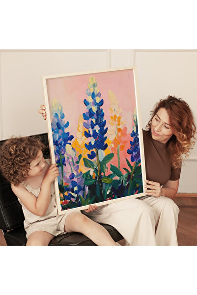 Tuba Decor Tablo dintr-o singură bucată cu rame din lemn pentru sufragerie, s...