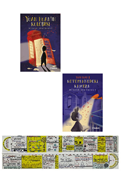 Tudem Yayınları Yuan Huan'ın Kulubesi + Kütüphanedeki Kamera 2 Kitap Set Miya...