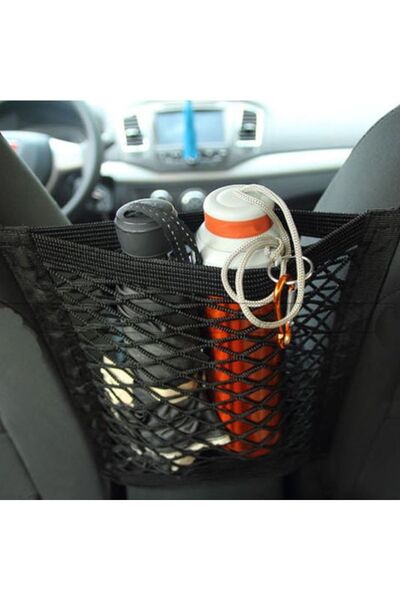 Nemere منظم شبكي بين مقاعد السيارة، منظم شبكي على شكل أخطبوط، منظم داخل السيا...