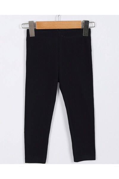 VOY KİDS Girl's Pocket Detailed Green 6-7-8-9-10 Years Old Seasonal Leggings Tracksuit Set