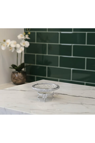 Kozak Luxury Glass Solid Soap Dispenser Metal Frame