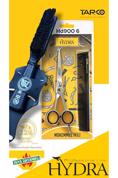 Hydra 900/6 Profesyonel Saç Makası Metal 6 inç (Fade Fırça Hediyeli!)