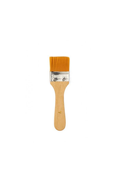 Rich No: 7 Yellow Synthetic, Natural Handle Floor Brush