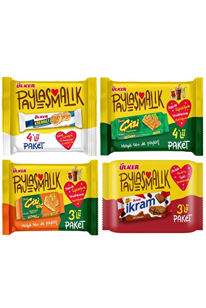 Ülker ATIŞTIRMALIK PAKET 4 LÜ
