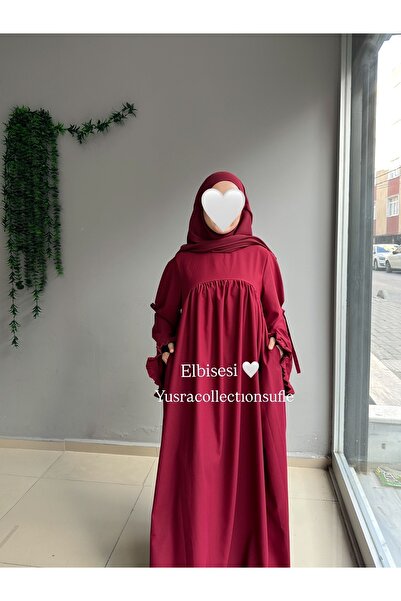 Yüsra Collection Равда рокля скромна фераце