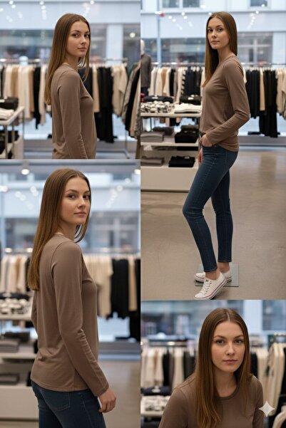 MojerHermosa Crew Neck Combed Cotton Bodysuit