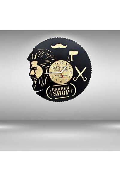 OEM Decorative wall clock Barber shop, message "Hairdressing is not a hobby it's a lifestyle", 40cm