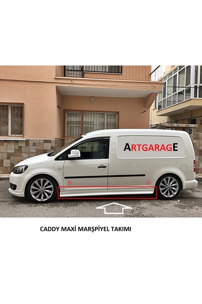 Bodykitartgarage CADDY MAXİ MARŞPİYEL TAKIM(BOYASIZ)FİBERGLASS