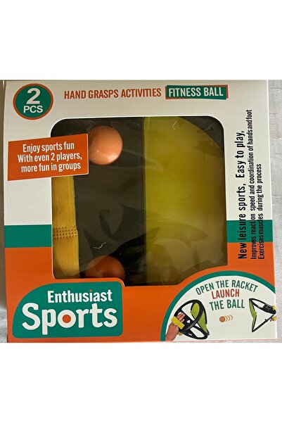 Generic Set of 2 Handheld Ball Game – Reaction Speed & Coordination Trainer Fitness Toy for Kids & Adults