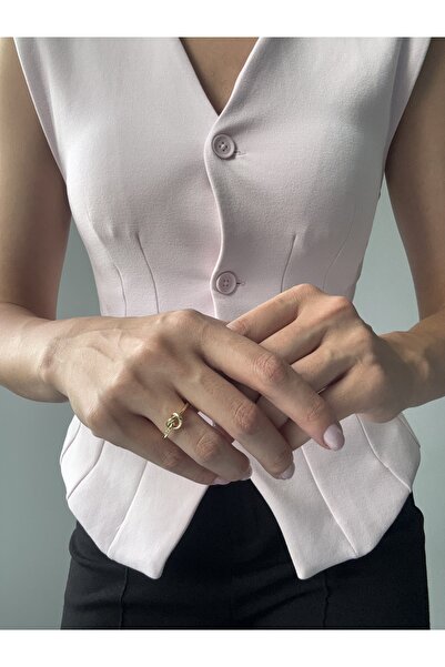 Ressia Minimalist Blindfold Ring