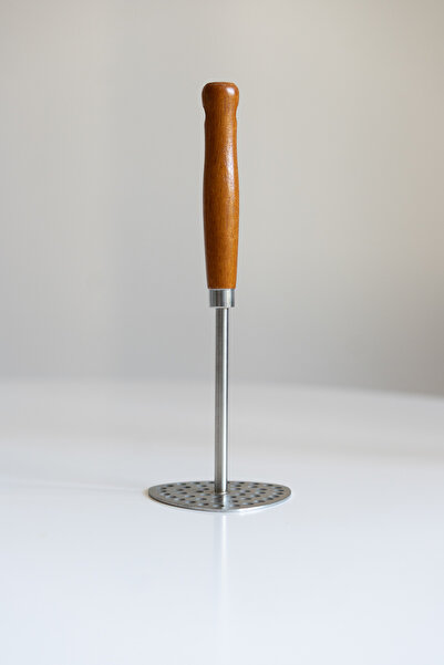 Dekorzdükkan هراسة بطاطس بمقبض خشبي