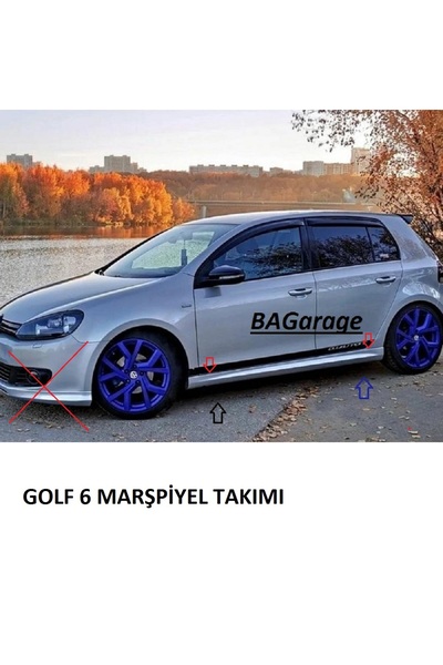 Bodykitartgarage GOLF 6 MARŞPİYEL TAKIM(BOYASIZ)FİBERGLASS