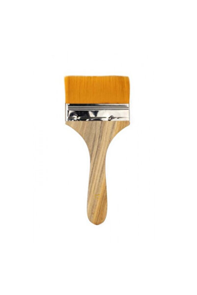 Rich No:12 Yellow Synthetic, Natural Handle Floor Brush