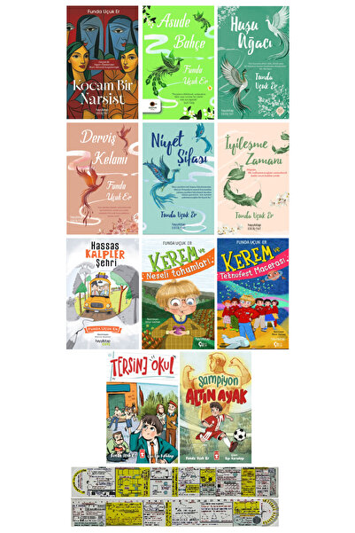 hayykitap Funda Uçuk Er Tüm Kitapları 11'li Set/Kocam Bir Narsist-Niyet Şifas...