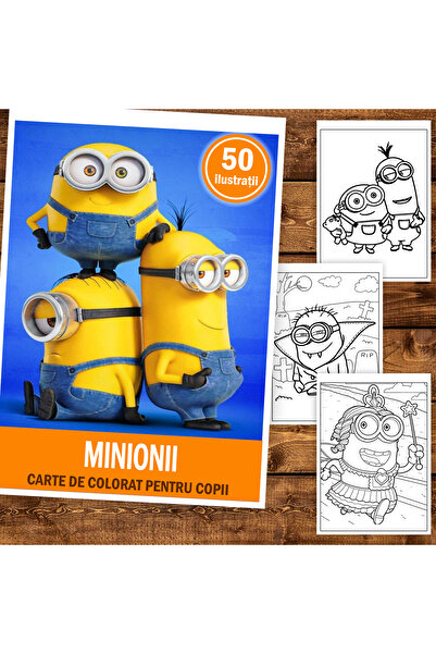 Legendary Gifts Coloring book, 50 illustrations Minions, 106 pages, A5