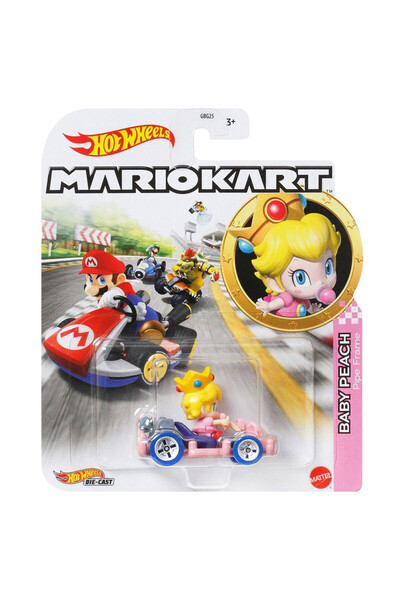HOT WHEELS Mario Kart Baby Peach