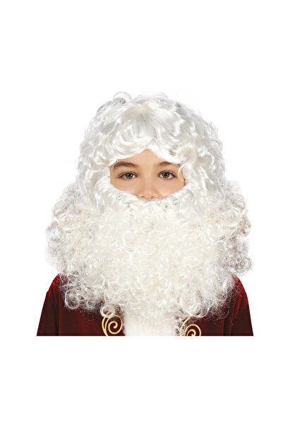 Fiestas Guirca Peruca si barba Mos Craciun copii