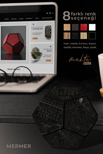 makta Dekoratif Masaüstü Takvim 2026